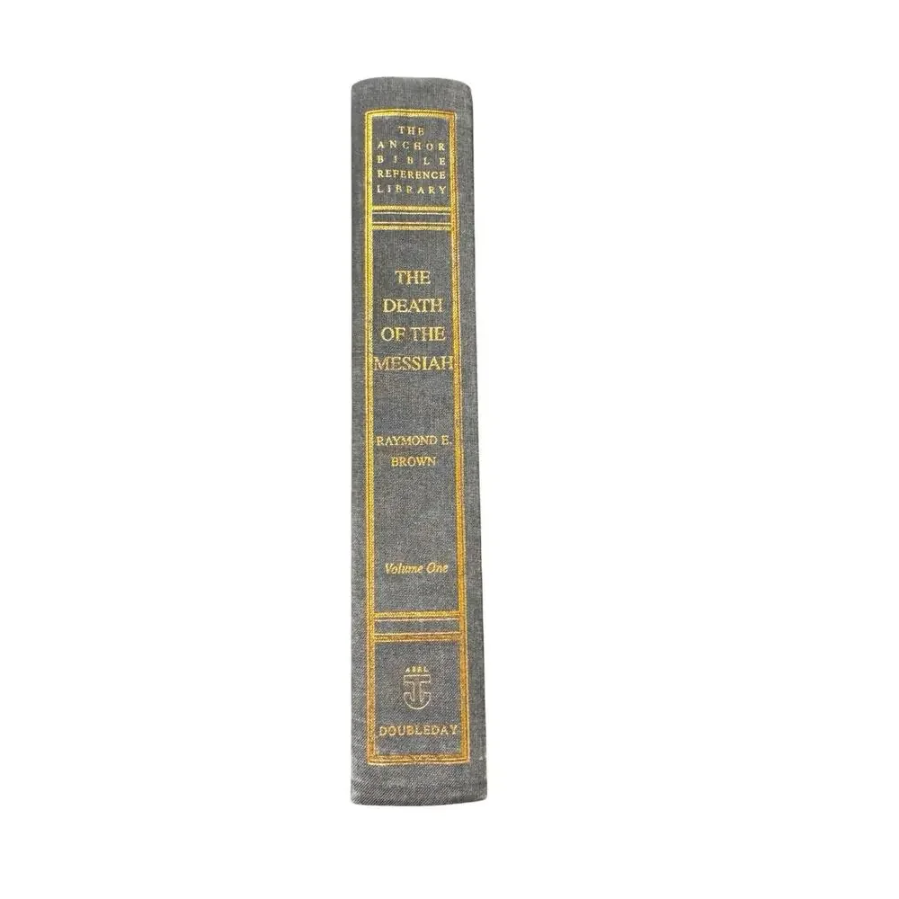 Death of the Messiah Anchor Bible Reference Brown 1994 2 Vol Set Hardcover